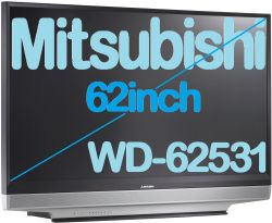 ForSale $175 Mitsubishi LCD HDTV WD-62531 62-Inch