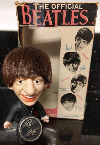Vintage 1964 Beatles Doll(offical) Ringo Star(with instrument and box) $49.87