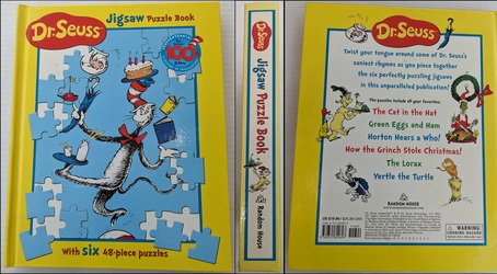 Dr. Seuss Jigsaw Puzzle Book; Collection of six 48-piece jigsaw puzzles, New: $59